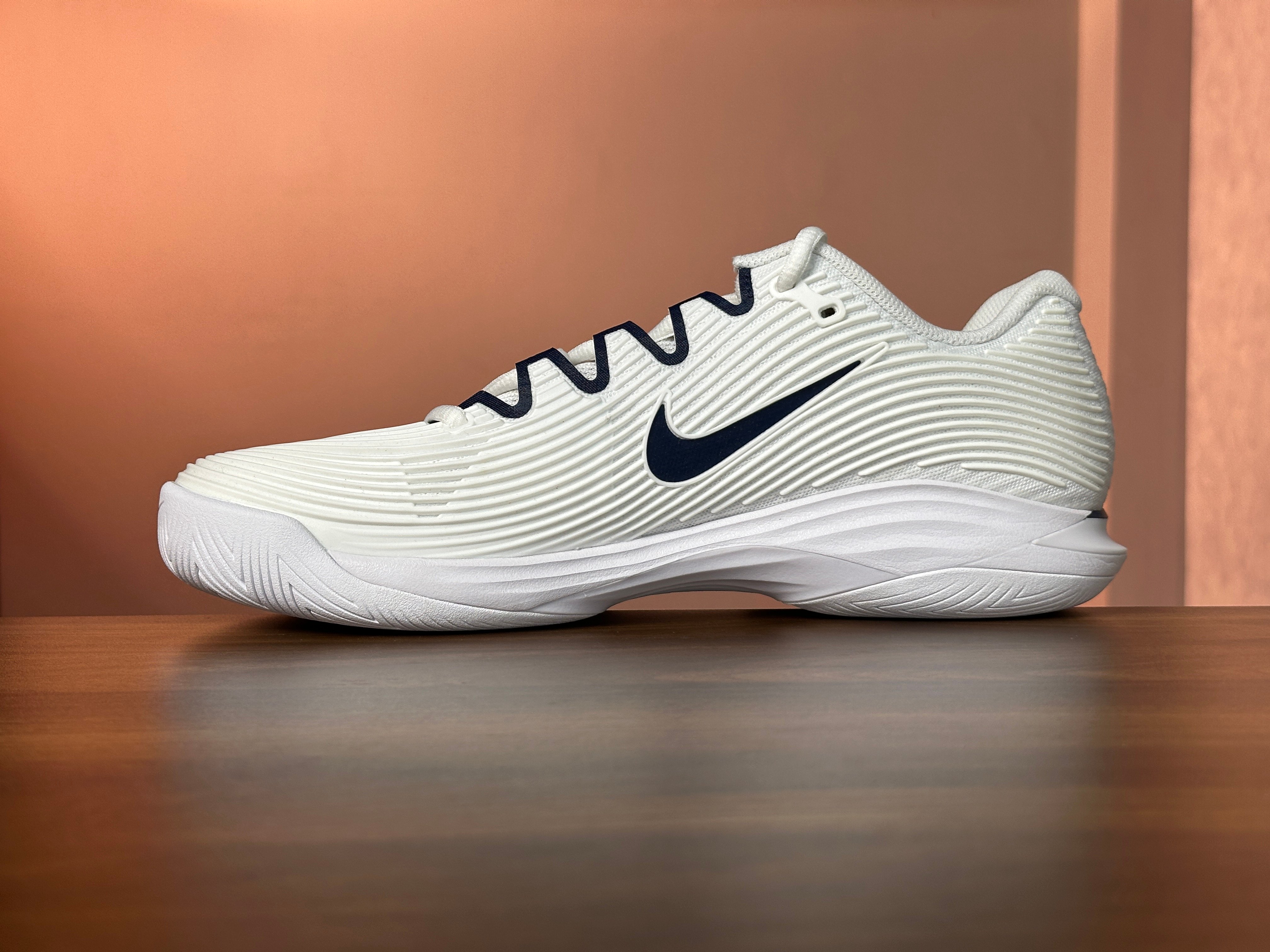 Giày Pickleball Nike Court Air Zoom Vapor 12 HC IB7168-100 Chính Hãng – Trắng Đen - Tốc Độ Cao, Êm Ái, Bám Sân Ổn Định